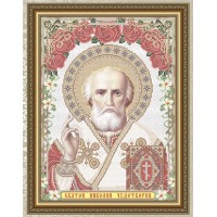 Схема для вышивки бисером иконы «Святой Николай Чудотворец» (Схема или набор)